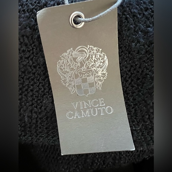 Vince Camuto Black Wide Brim Adjustable One Size Lightweight‎ Airy Cloth Hat - Picture 9 of 10